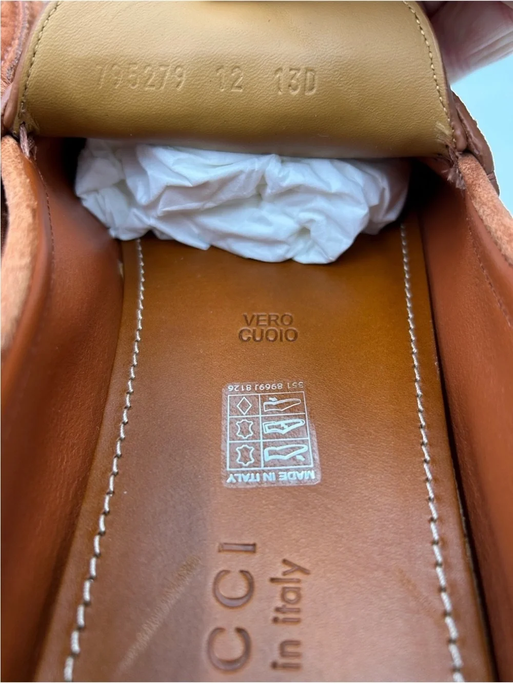 Men’s Gucci JORDY horse bit suede loafer size 12 it’s 12.5 US made in Italy